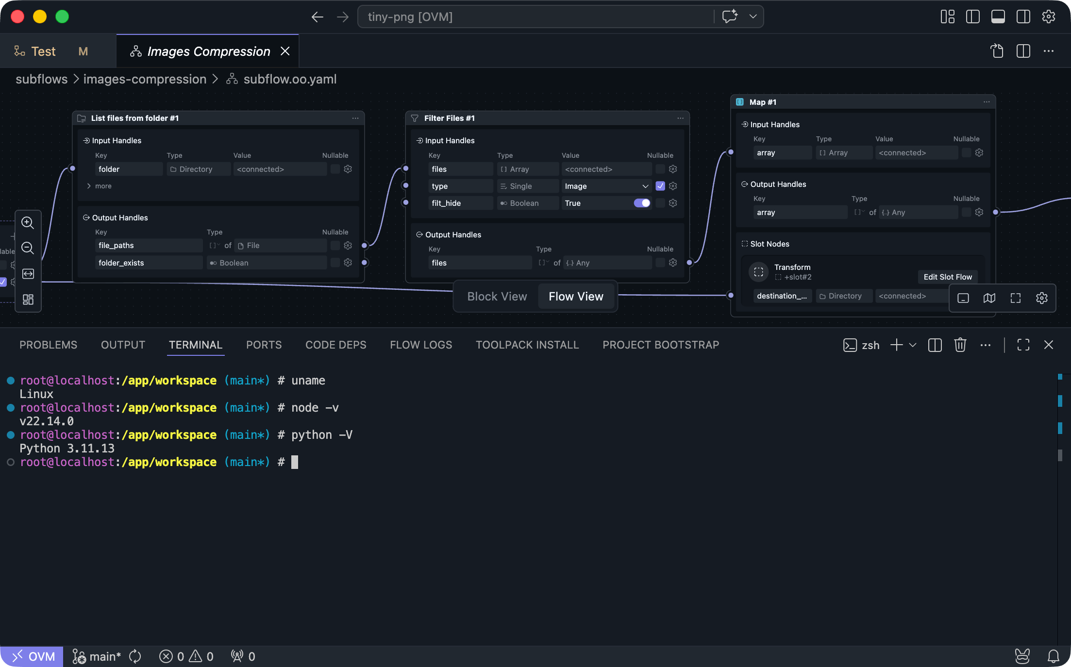 Developer experience for function tools in OOMOL Studio